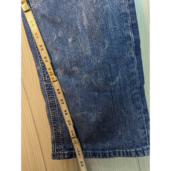 Affliction Black Premium Blake Mens Blue Jeans Denim Size 36 40x32 Distressed - Picture 12 of 12